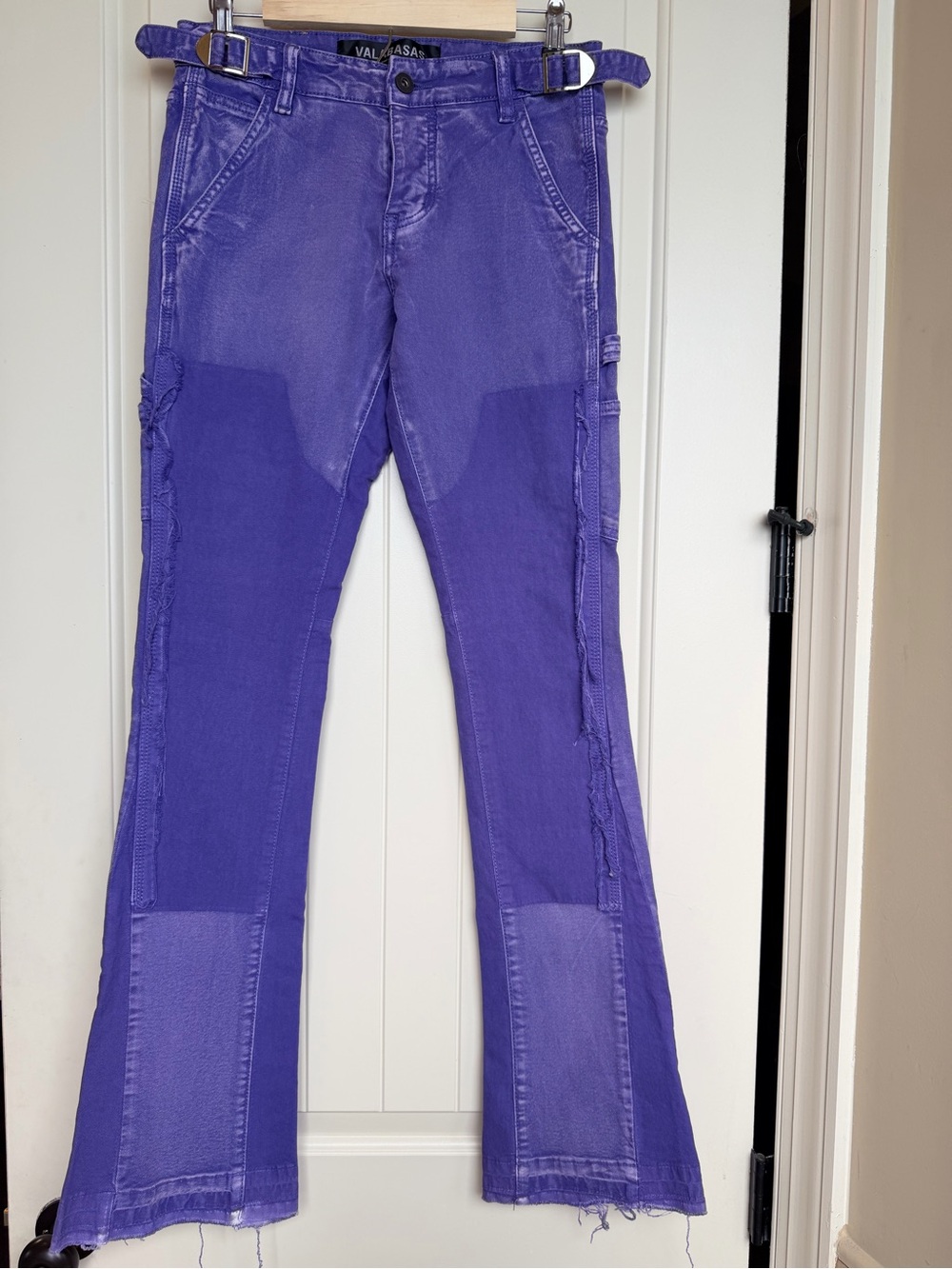 Valabasas “Alpha” Stacked Flared Purple Jeans Men’s Size 29